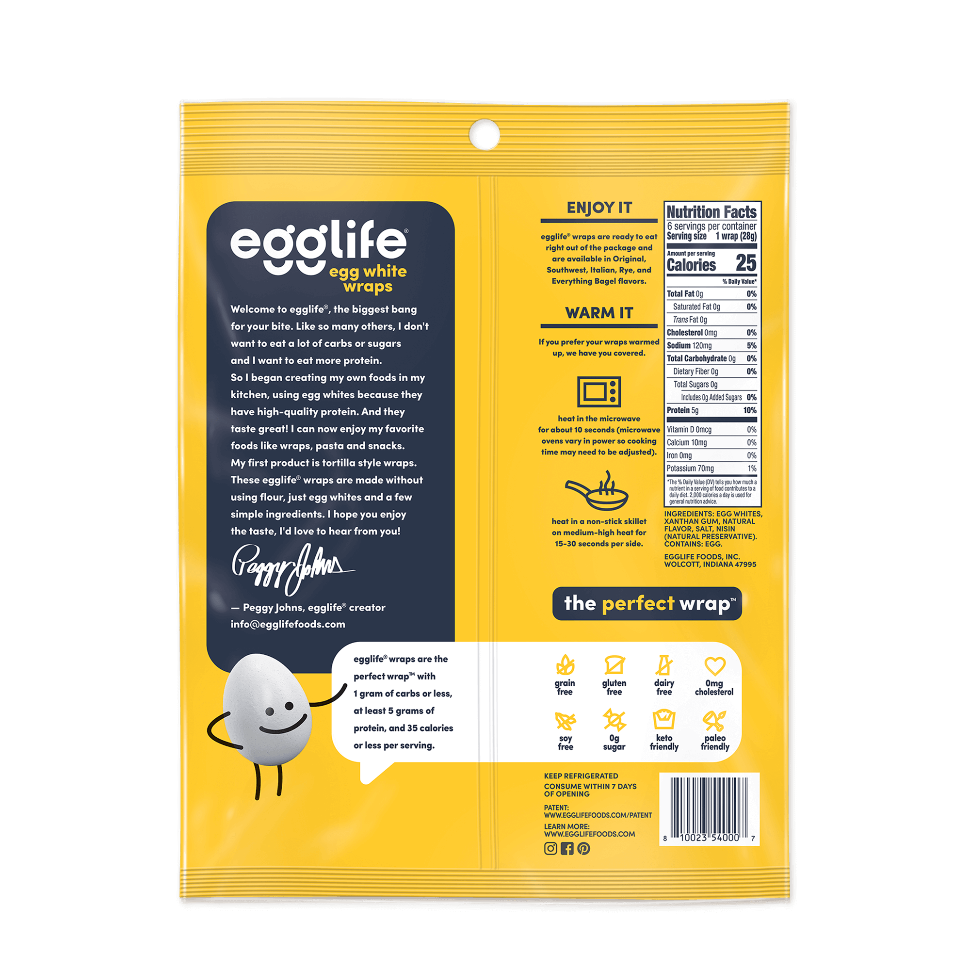 Egglife | Original Egg White Wraps – Egglife Foods, Inc.